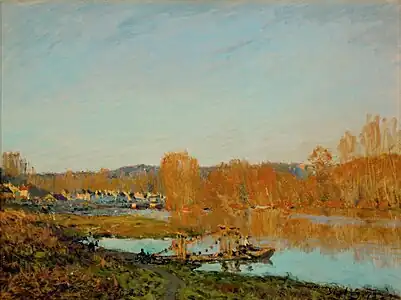 L'Automne : bords de la Seine près de Bougival (1873)Montréal, musée des beaux-arts.