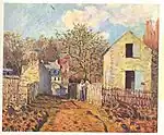 Alfred Sisley :Village de Voisins, 1874, musée d'Orsay.