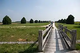 Allée royale de Sénart, à la limite est avec la Seine-et-Marne.