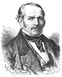 Portrait d'Allan Kardec paru dans L'Illustration, le 10 avril 1869.