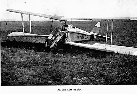 Accident du PMPAP Colombie en 1931.