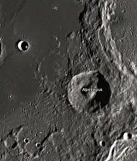 Image illustrative de l'article Alpetragius (cratère)