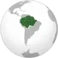 Emplacement de la forêt amazonienne