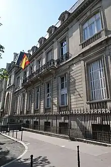 Résidence de l'ambassadeur d'Espagne en France.