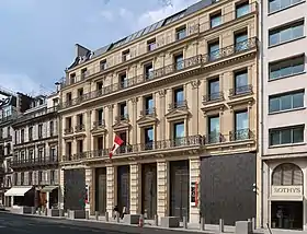 Vue de la mission diplomatique