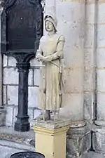 Statue de Jeanne d'Arc de la cathédrale d'Amiens