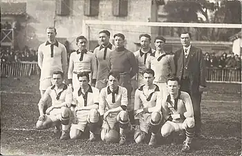 Photo d'une équipe de football