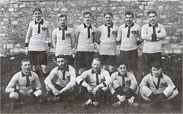 Photo d'une équipe de football