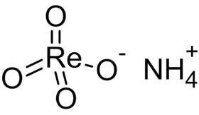 Image illustrative de l’article Perrhénate d'ammonium