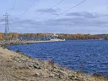 Barrage Rapide-7 et tête du réservoir Decelles