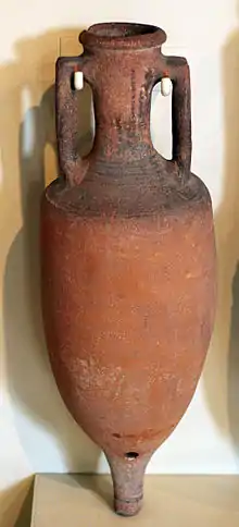 Amphore à vin, Ier siècle apr. J.-C., terre cuite 92x29 cm - Originaire de Vienne