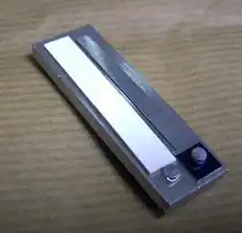 Une anche d'accordéon