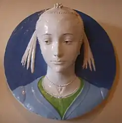 Andrea della Robbia, Buste d'une jeune fille (it), 1465-1470
