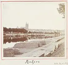 Vue depuis le quai Monge (fin 19e siècle - début 20e siècle).