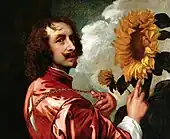 Antoine Van Dyck Autoportrait au tournesol vers 1633