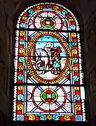 Vitrail représentant Saint Martin.