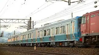 transit d'un train neuf de type EH500