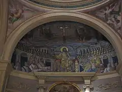 Mosaïque absidale de Sainte-Pudentienne.