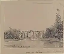 Aqueduc de Maintenon de Charles Fournier des Ormes (1777-1850).