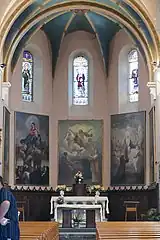 Le choeur de l'église ...