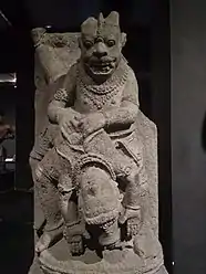 statue de Narasimha ; 12e siècle de Java, Indonésie ; Institut pour la préservation du patrimoine culturel.