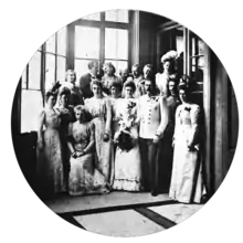 Archduke Franz Ferdinand and Sophie wedding picture 1900