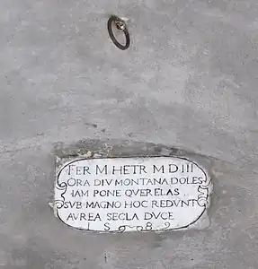 Plaque du Royaume de Sardaigne.