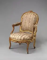 Louis Delanois, fauteuil (Metropolitan Museum)