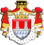 Armes du président de Pontac (avec manteau de président à mortier)