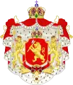 Armoiries du Roi Oscar II en  Norvège