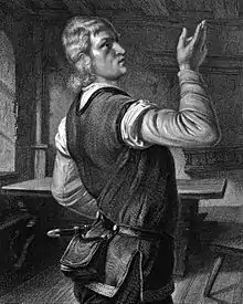 Arnold vom Melchtal, dans la Schiller Galerie,Gravure sur acier d'après Pecht, 1859.