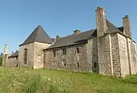 L'arrière du manoir.