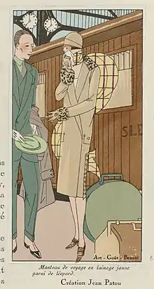 Illustration d'une création Jean Patou, Art - Goût - Beauté, Février 1926.