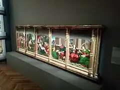 Retable restauré d'une église castillanne.