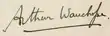 Signature de Arthur Wauchope