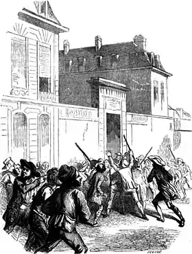 L’attaque de l’hôtel de Cinq-Cygne en 1792