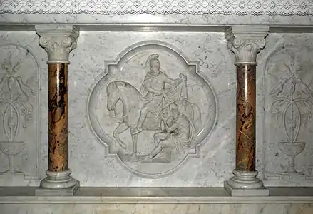 Saint Martin partage son manteau.