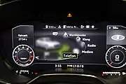 Menu de l’Audi MMI