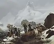 Paysage du Susten en Suisse (1824), Paris, musée du Louvre.