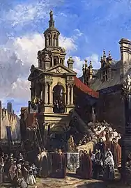 La Procession de la Gargouille (1837), musée des Augustins de Toulouse.