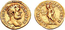 Aureus de Clodius Albinus datant de 194, 7,22 g