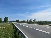 L'autoroute A1 près de Novi Sad.