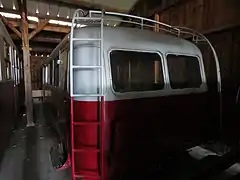 Autorail Verney LP 48 1453 préservé à Beillé dans la Sarthe.