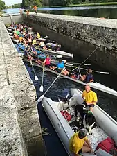 L'aviron à Bourré en 2015.