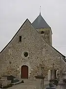 Façade de l'église.