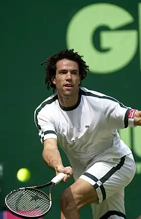 Younès El Aynaoui, tennisman classé 14e mondial en 2003.