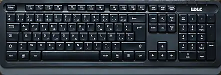 Clavier filaire 105 touches « AZERTY+ » du constructeur LDLC.