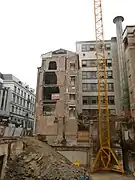 Vide laissé par le bâtiment Tiberghien.