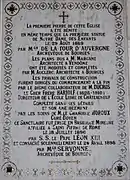 Bénédiction de la première pierre