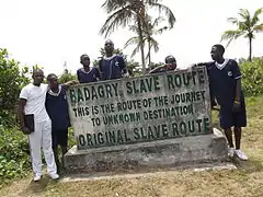 Route des esclaves.